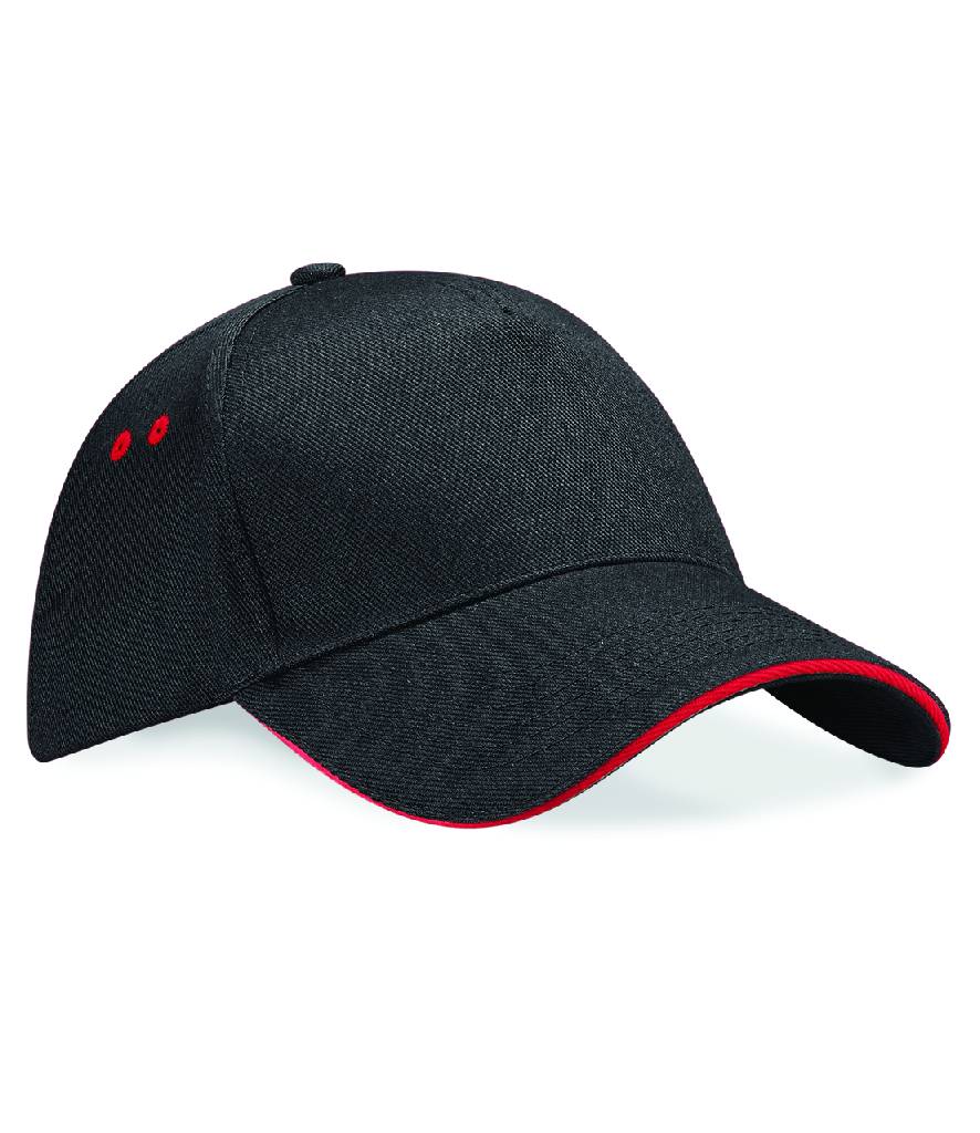 Beechfield Ultimate 5 Panel Cap with Sandwich Peak - BB15C