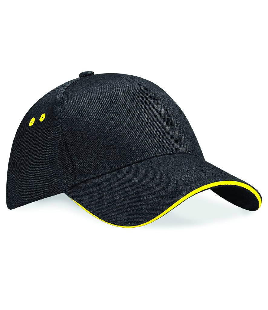Beechfield Ultimate 5 Panel Cap with Sandwich Peak - BB15C
