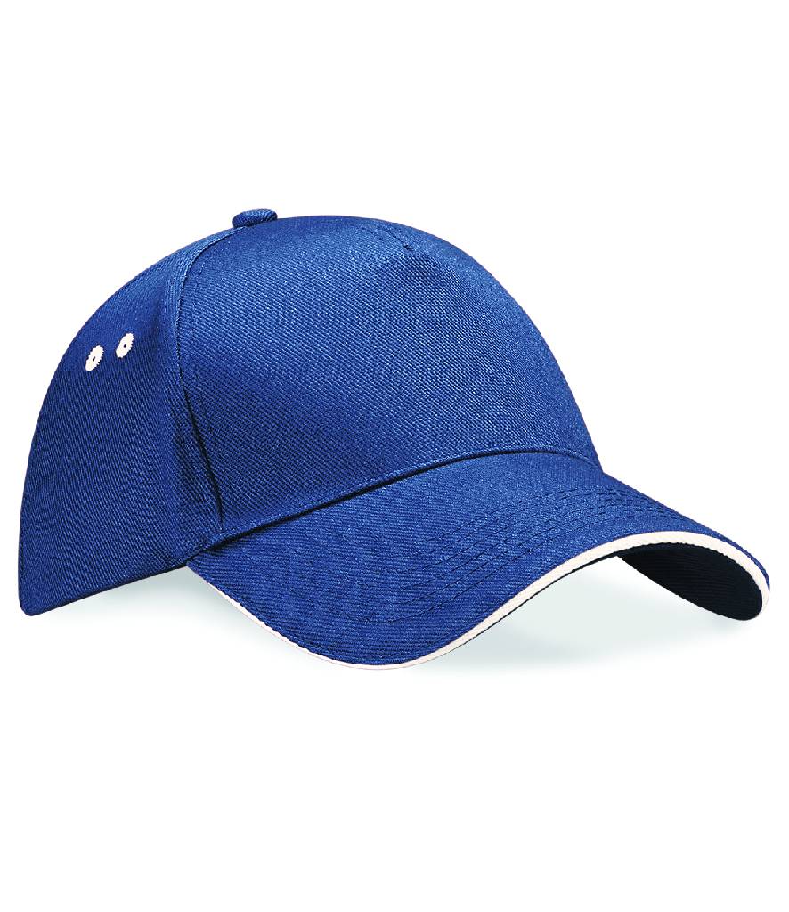 Beechfield Ultimate 5 Panel Cap with Sandwich Peak - BB15C