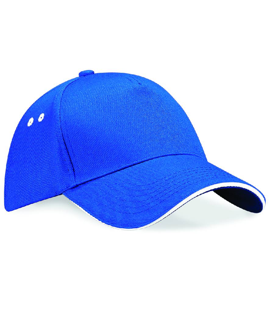 Beechfield Ultimate 5 Panel Cap with Sandwich Peak - BB15C