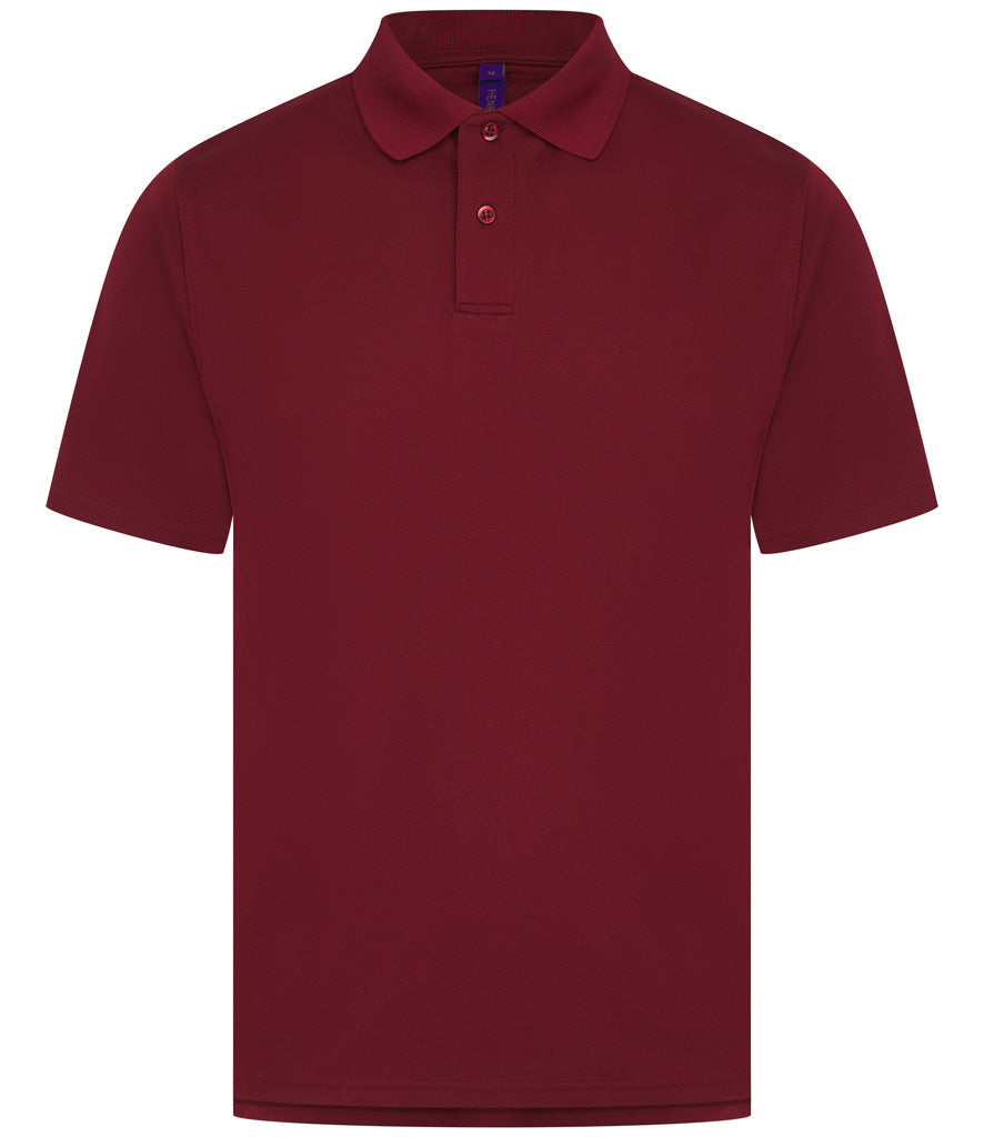 Henbury Coolplus® Wicking Piqué Polo Shirt (Sizes XL - 5XL)