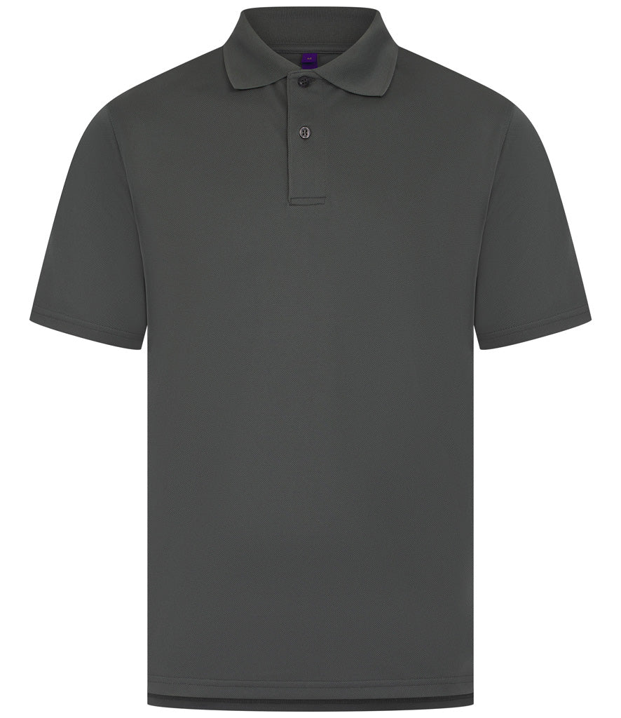 Henbury Coolplus® Wicking Piqué Polo Shirt (Sizes XL - 5XL)