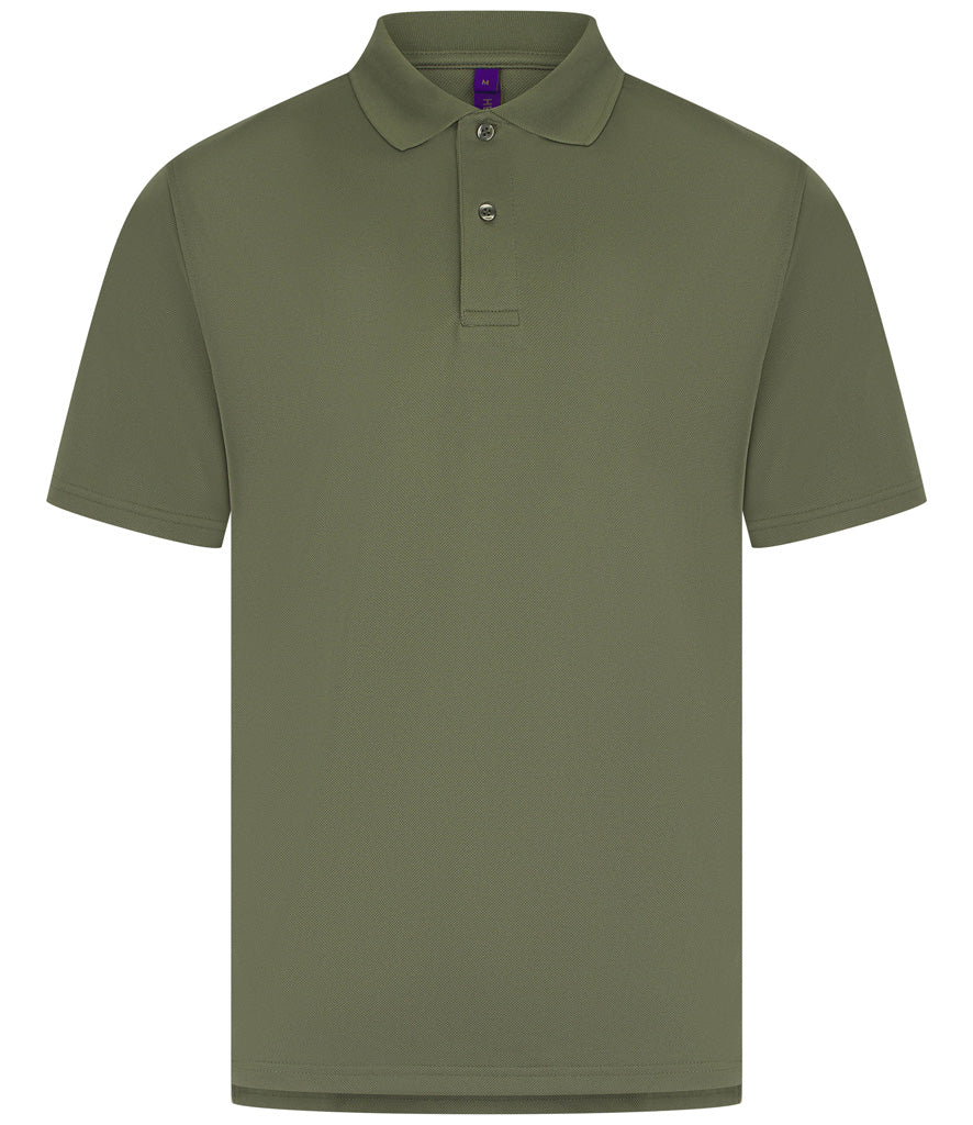 Henbury Coolplus® Wicking Piqué Polo Shirt (Sizes XL - 5XL)