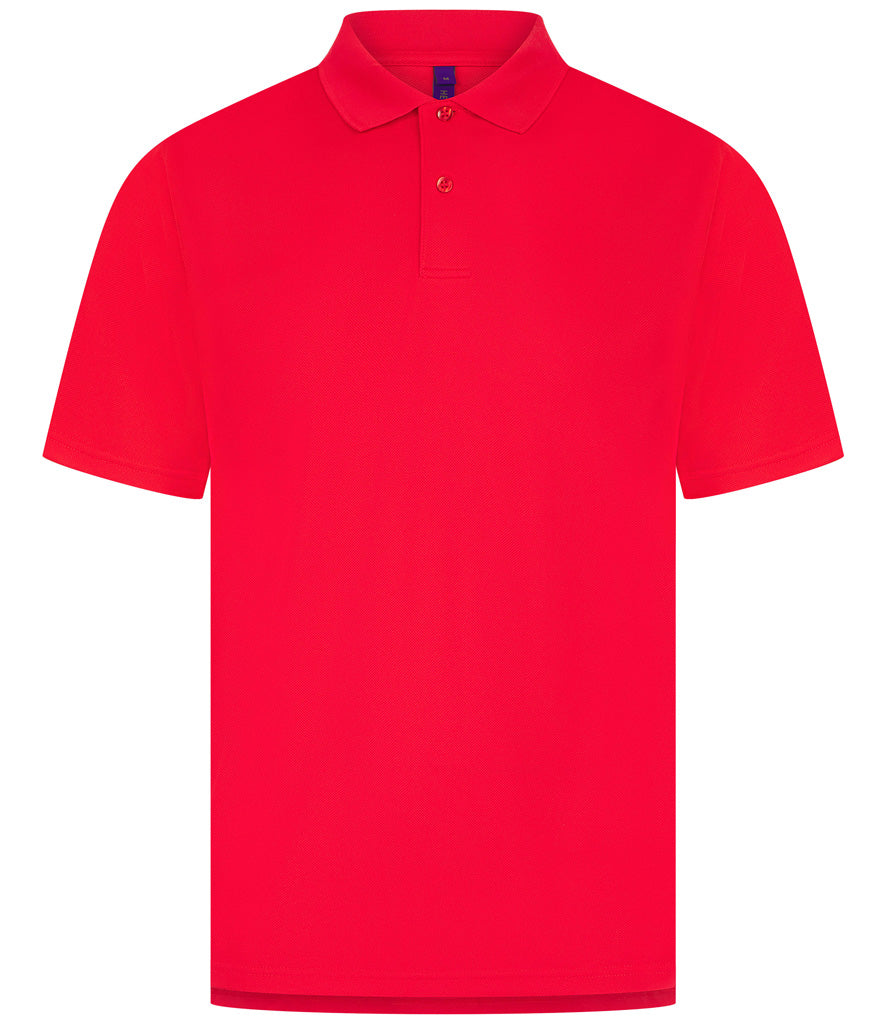 Henbury Coolplus® Wicking Piqué Polo Shirt (Sizes XL - 5XL)