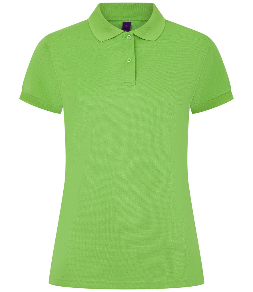 Henbury Ladies Coolplus® Wicking Piqué Polo Shirt (Sizes XS - Large)