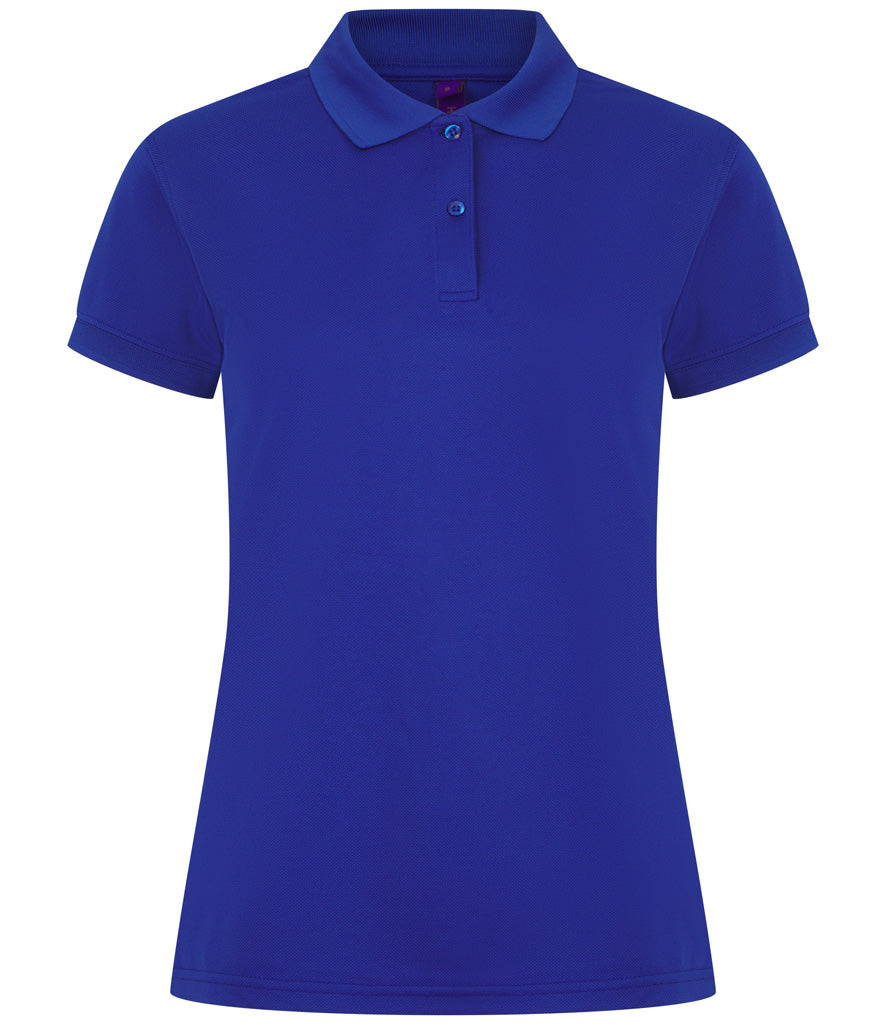 Henbury Ladies Coolplus® Wicking Piqué Polo Shirt (Sizes XS - Large)