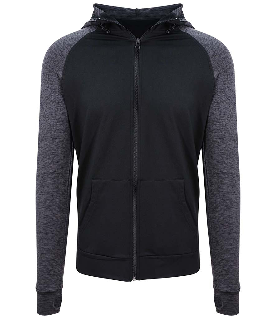 AWDis Cool Contrast Zoodie (zipped hoodie)