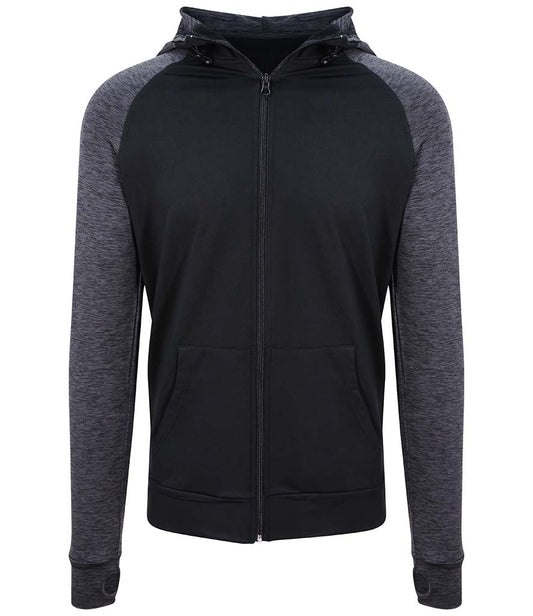 AWDis Cool Contrast Zoodie (zipped hoodie)