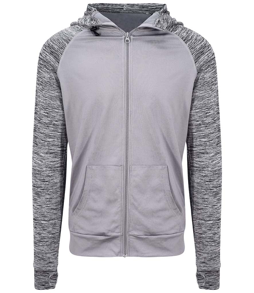 AWDis Cool Contrast Zoodie (zipped hoodie)