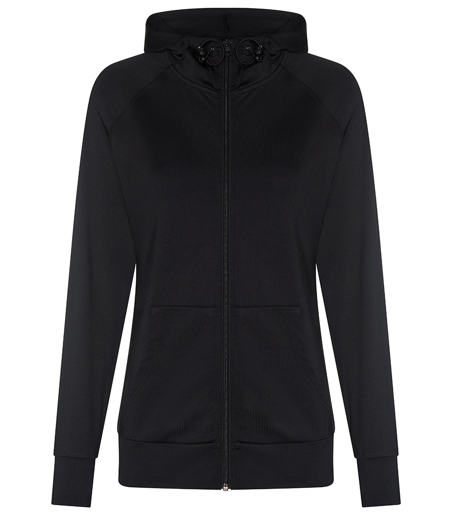 AWDis Ladies Cool Contrast Zoodie (zipped hoodie)
