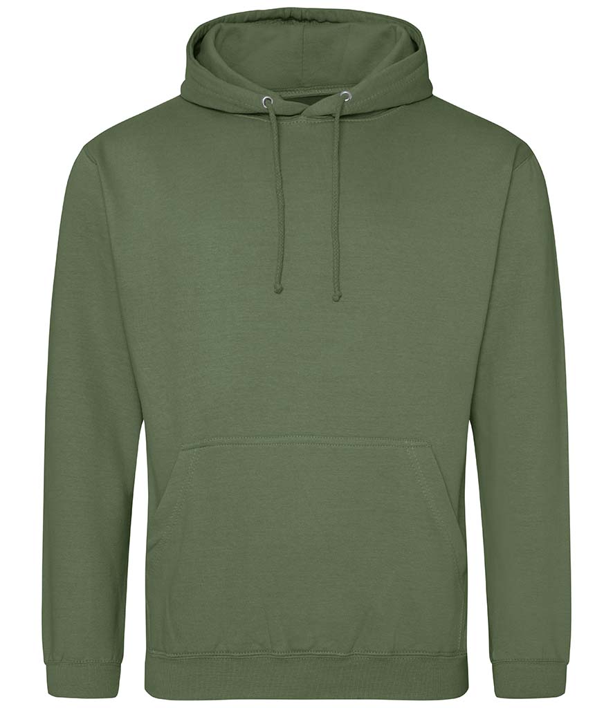 AWDis College Hoodie (Green sixes XS - L)