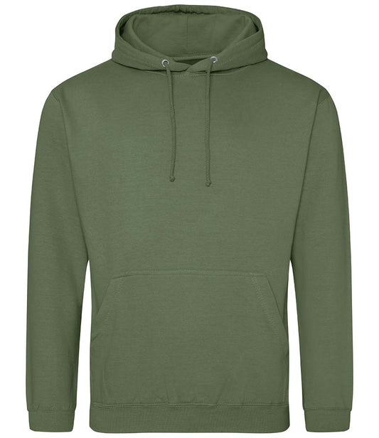 AWDis College Hoodie (Green sixes XS - L)