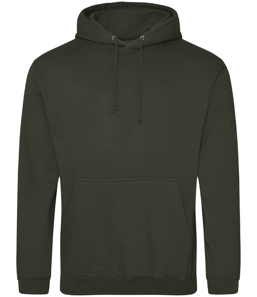 AWDis College Hoodie (Green sixes XS - L)