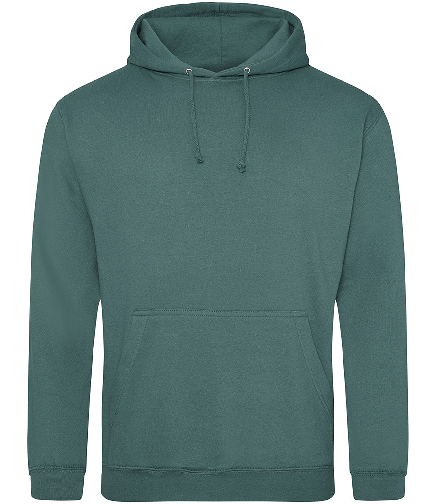AWDis College Hoodie (Green sixes XS - L)