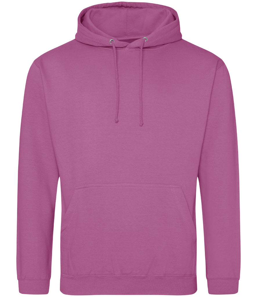 AWDis College Hoodie (Reds & Pinks in sizes XL-5XL)