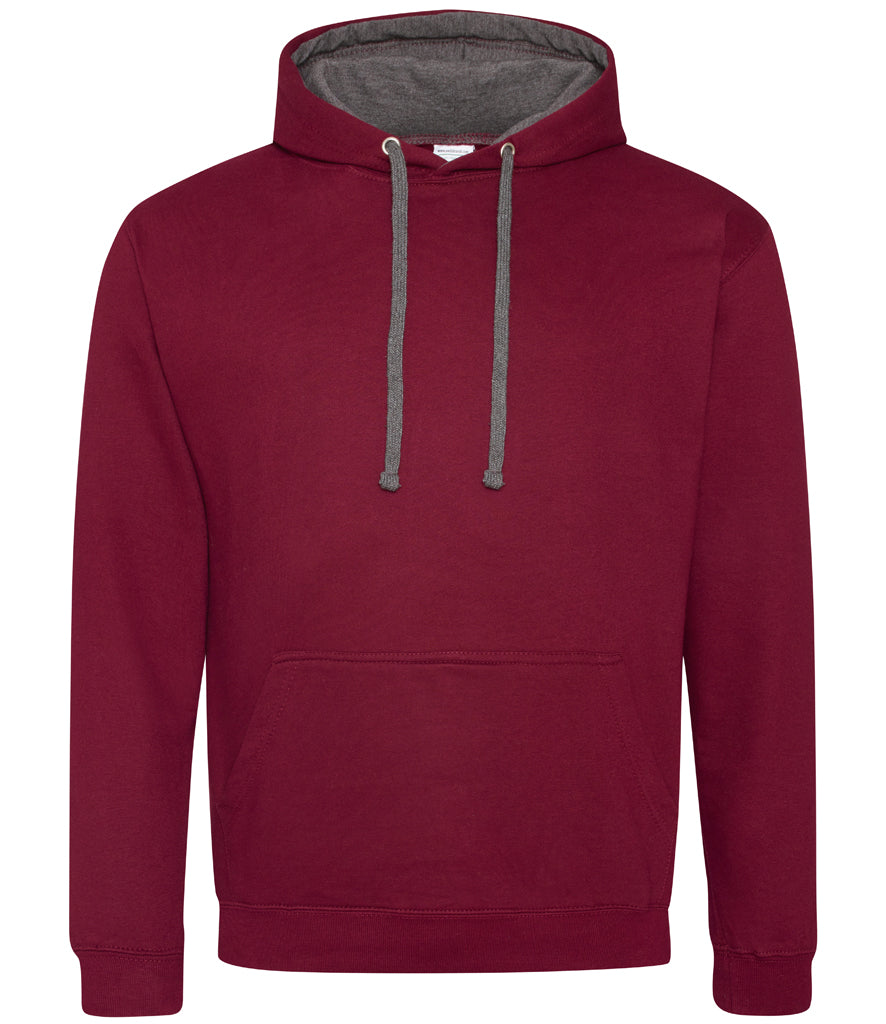 AWDis Varsity Hoodie (Red, Pink & Green)