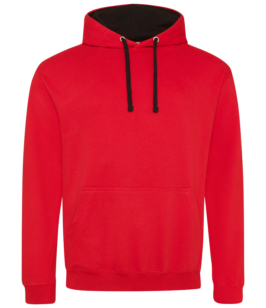 AWDis Varsity Hoodie (Red, Pink & Green)