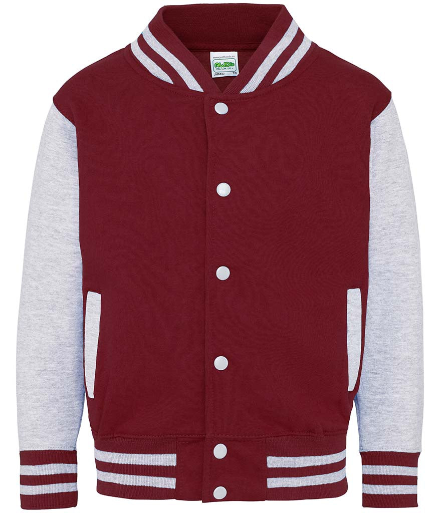 AWDis Just Hoods Child's Varsity Jacket
