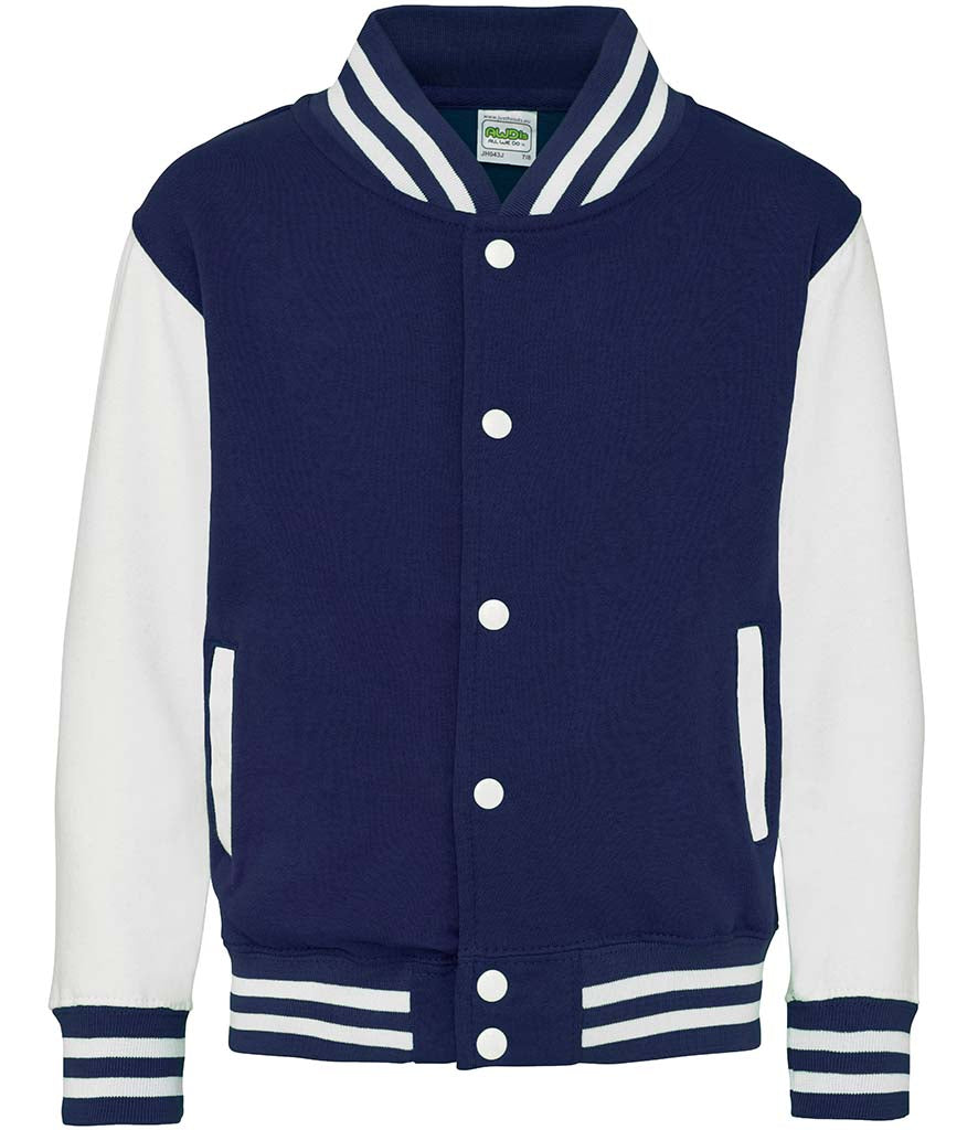 AWDis Just Hoods Child's Varsity Jacket