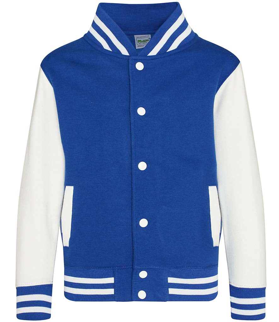 AWDis Just Hoods Child's Varsity Jacket