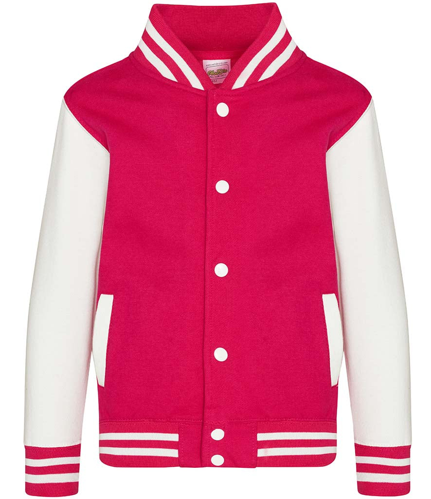 AWDis Just Hoods Child's Varsity Jacket
