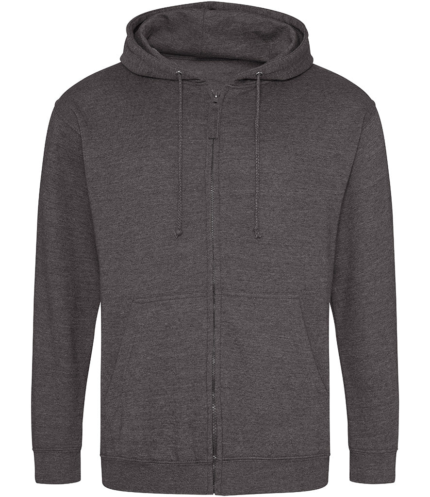 AWDis Just Hoods Unisex Zoodie (zipped hoodie) Sizes 2XL-5XL