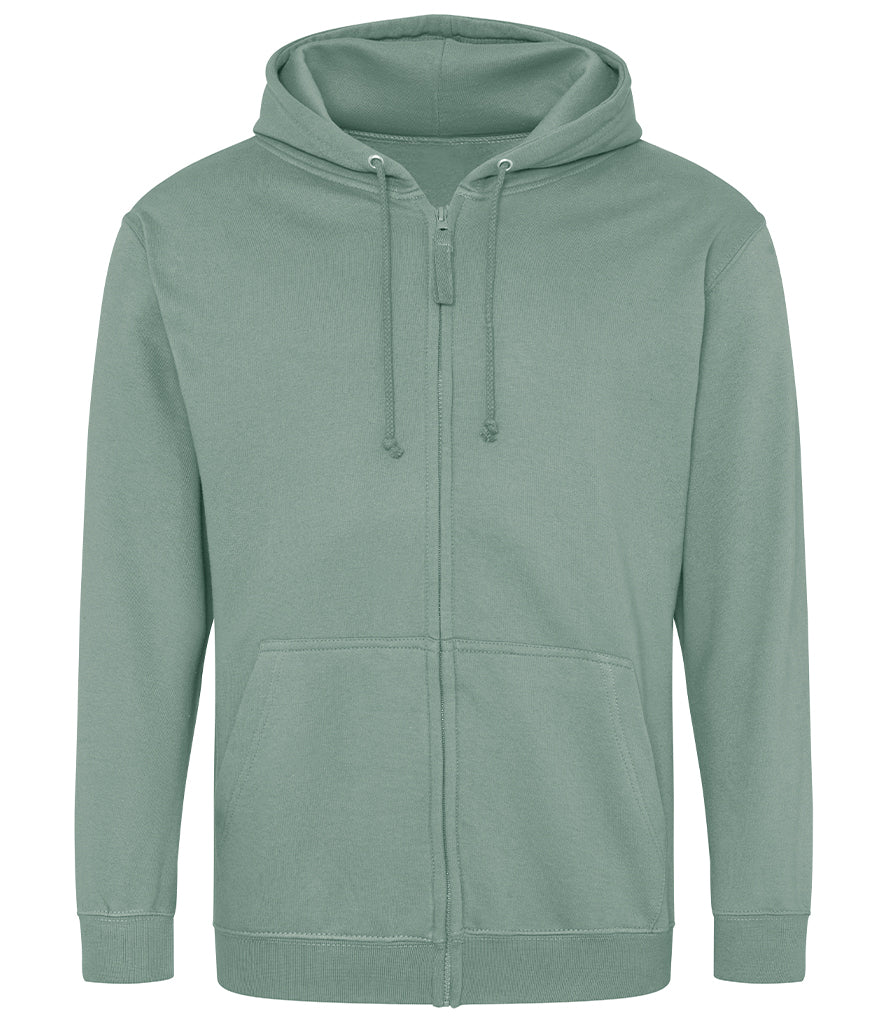 AWDis Just Hoods Unisex Zoodie (zipped hoodie) Sizes 2XL-5XL