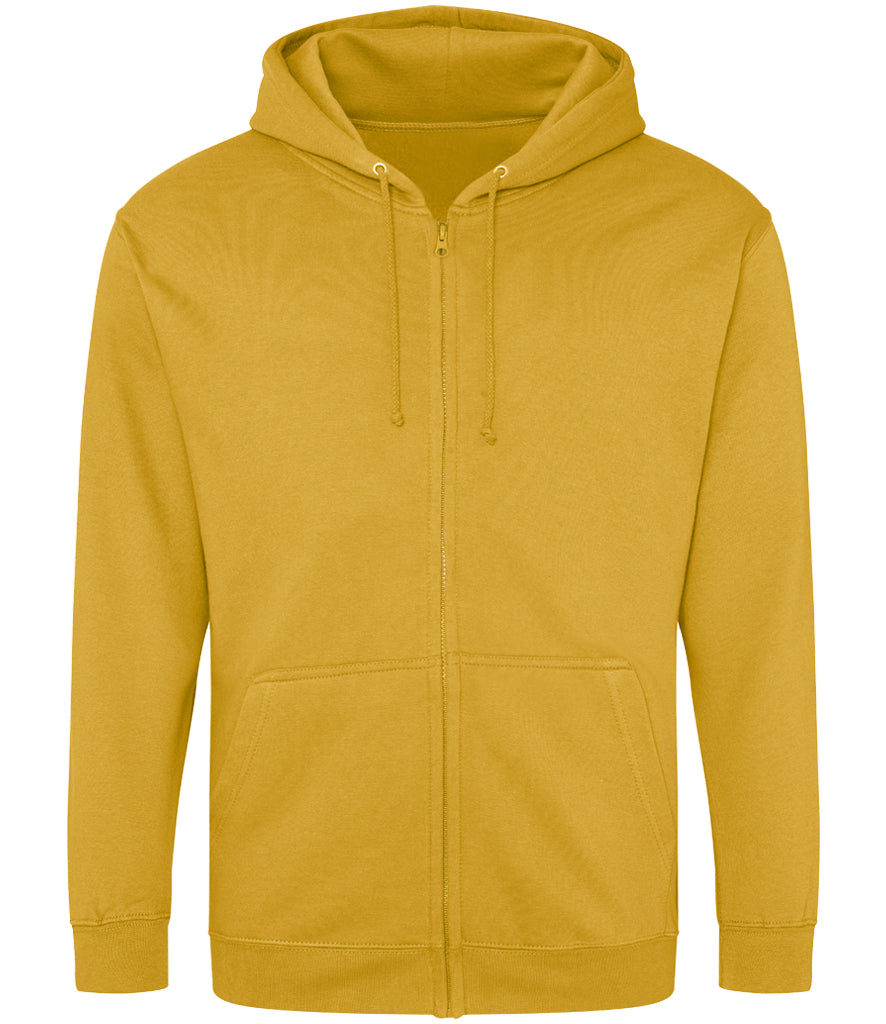 AWDis Just Hoods Unisex Zoodie (zipped hoodie) Sizes 2XL-5XL
