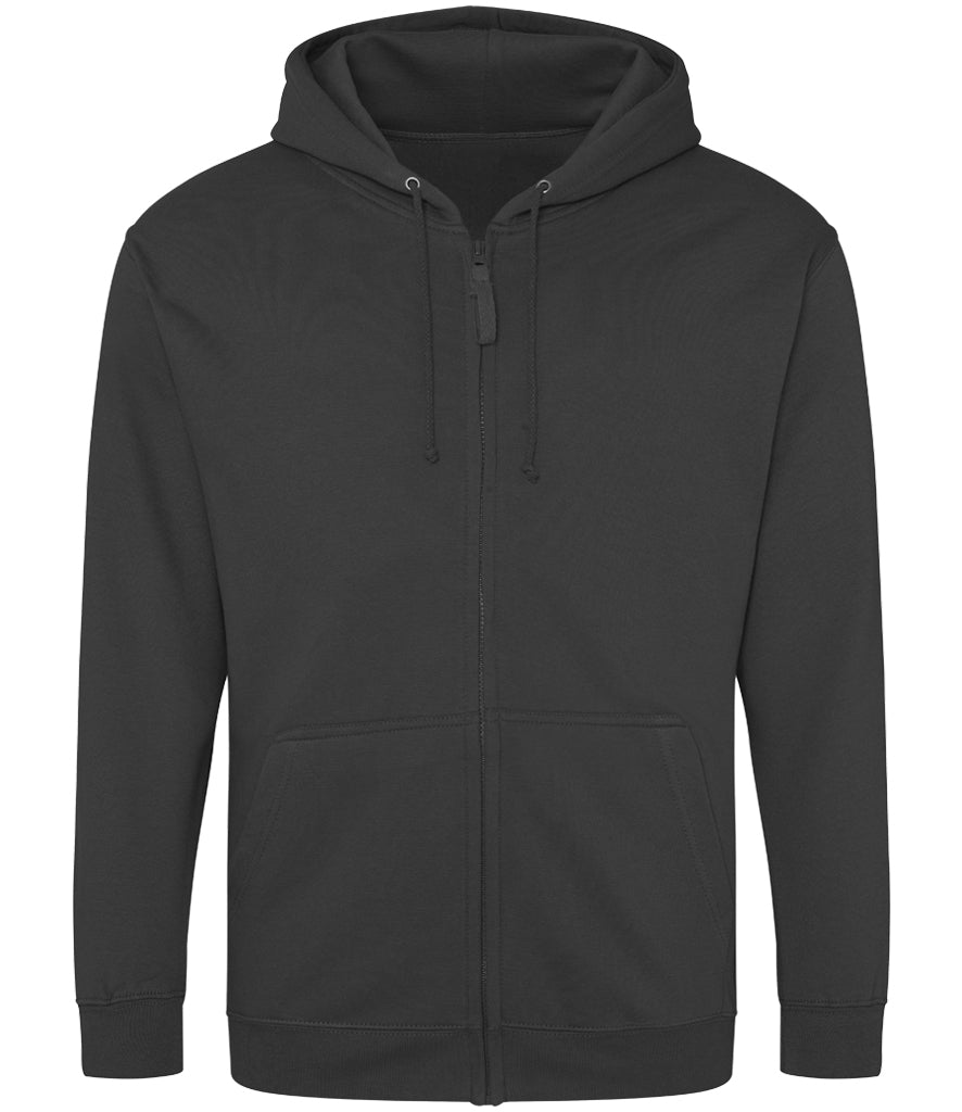 AWDis Just Hoods Unisex Zoodie (zipped hoodie) Sizes 2XL-5XL