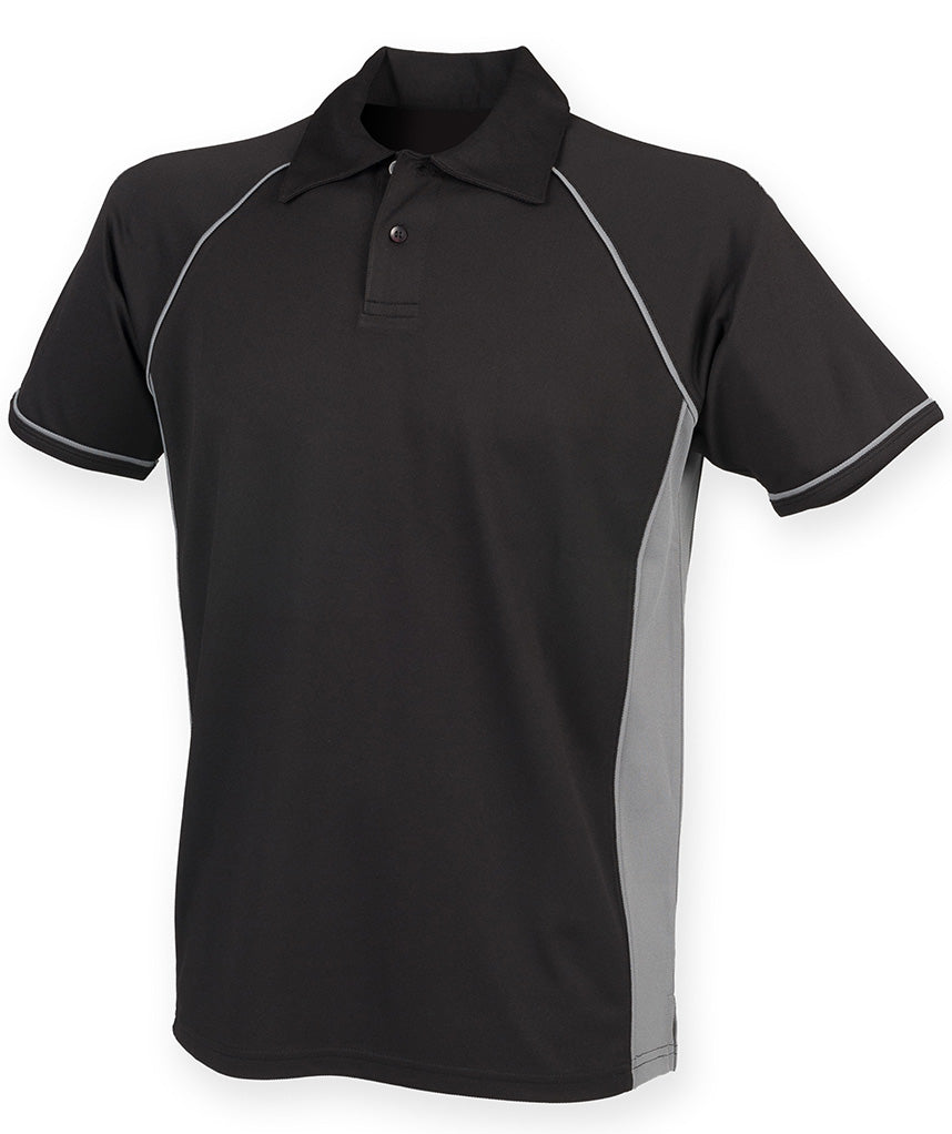 Finden + Hales Performance Piped Polo Shirt