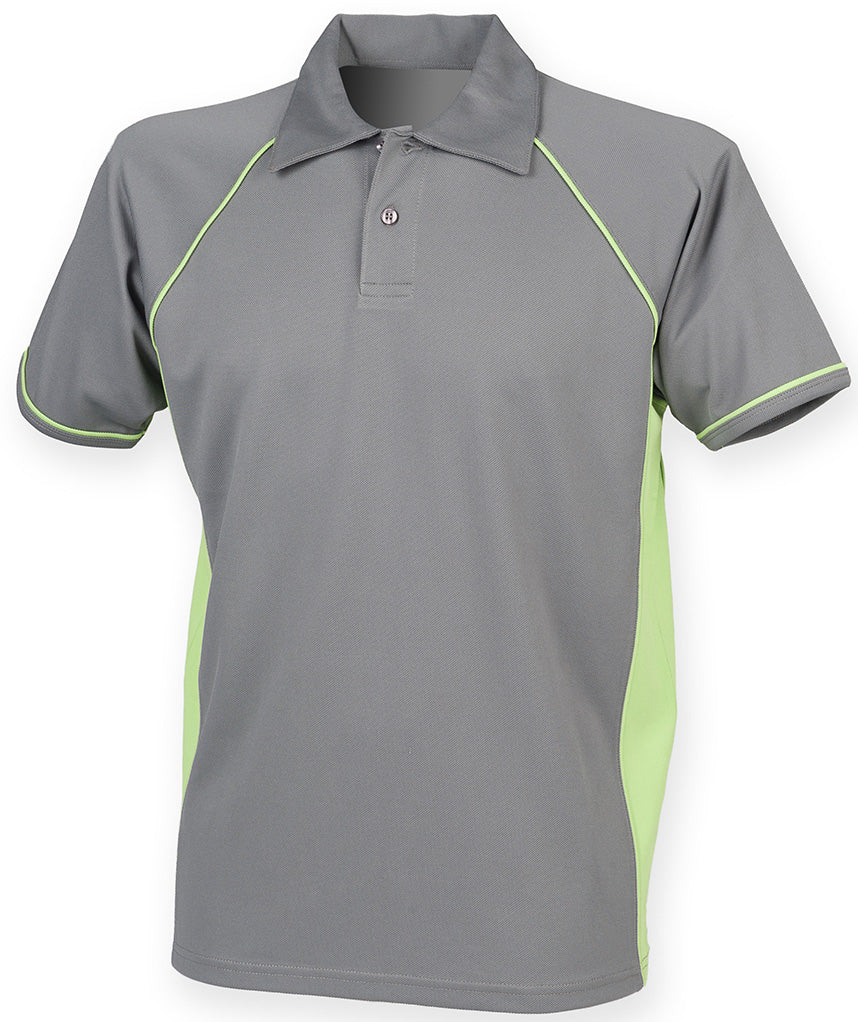 Finden + Hales Performance Piped Polo Shirt
