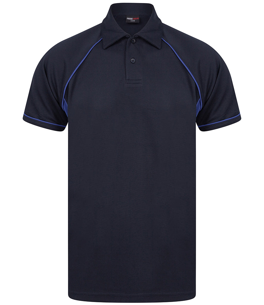 Finden + Hales Performance Piped Polo Shirt