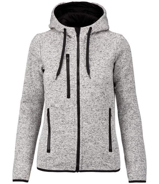Proact Ladies Heather Hooded Jacket
