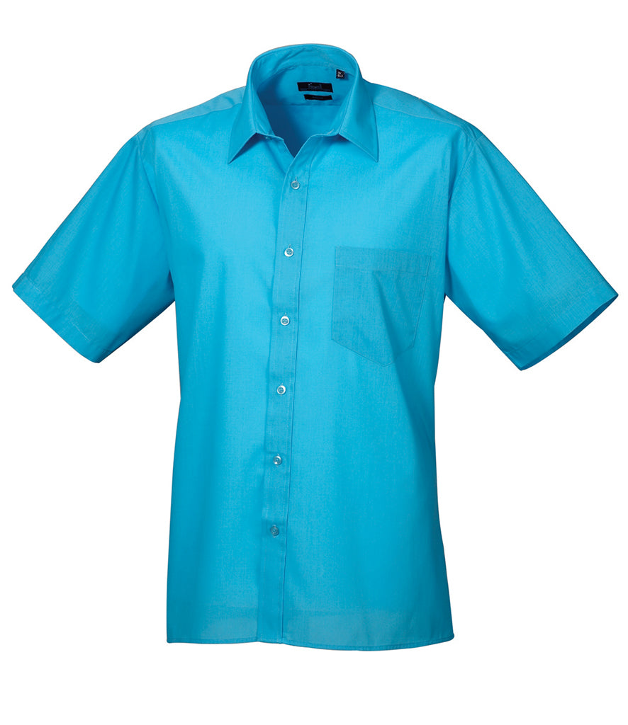 Premier Short Sleeve Poplin Shirt (20" - 23" neck) - PR202