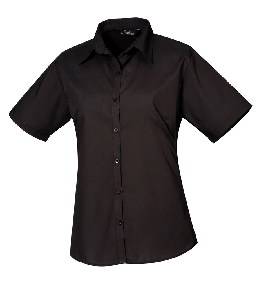 Premier Ladies Short Sleeve Blouse (sizes 6 to 14) - PR302