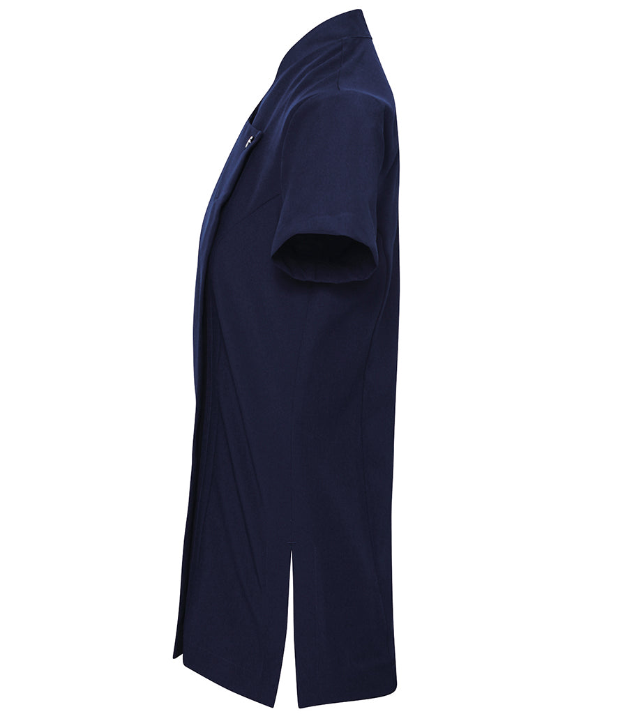 Premier Ladies Blossom Short Sleeve Tunic (Navy)