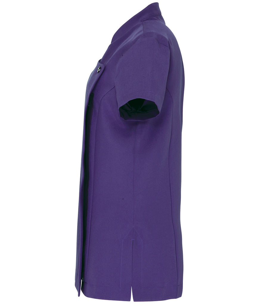 Premier Ladies Blossom Short Sleeve Tunic (Purple)