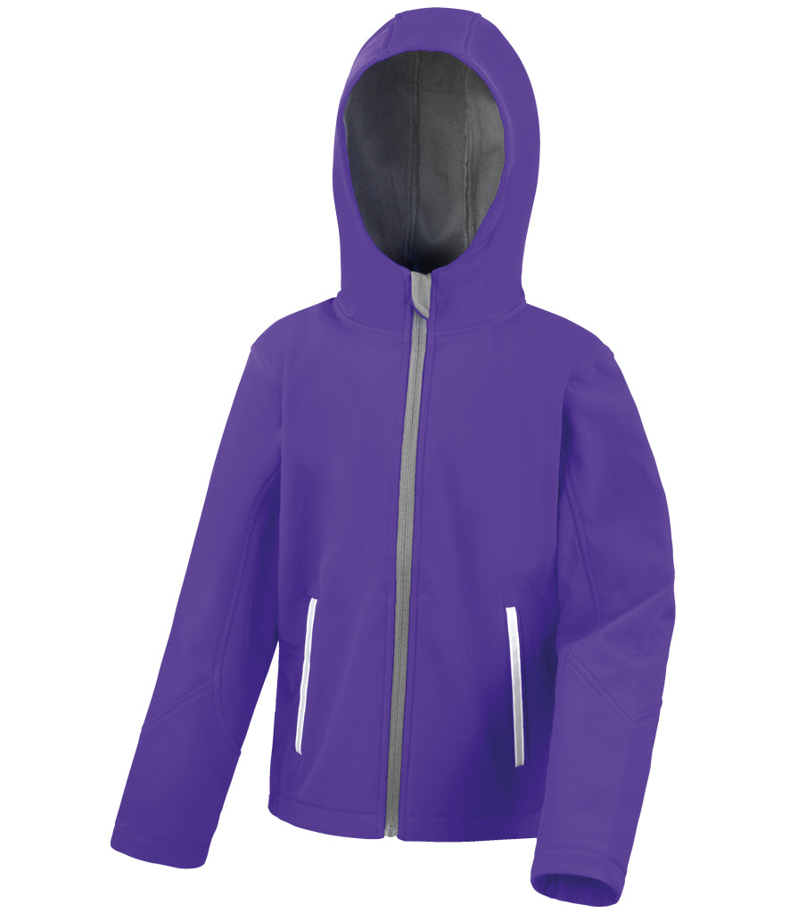 Result Core Kids TX Performance Hooded Soft Shell Jacket