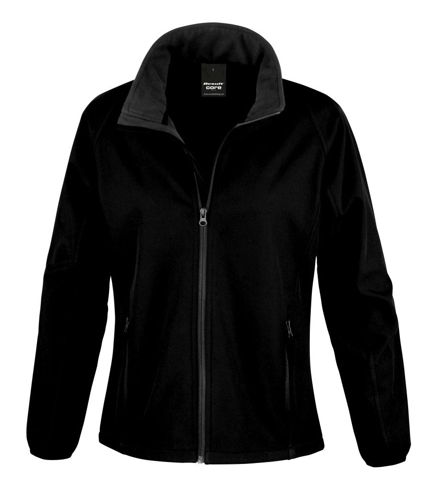 Result Core Female Printable Soft Shell Jacket