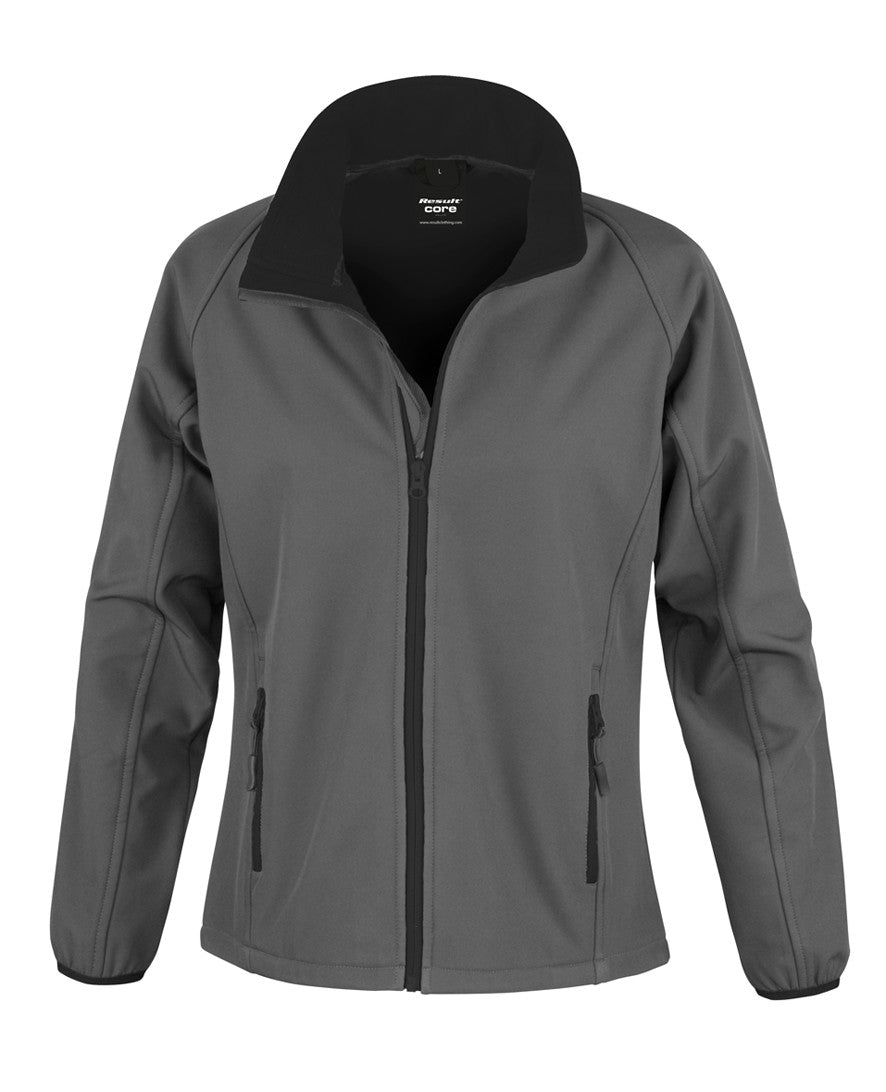 Result Core Female Printable Soft Shell Jacket