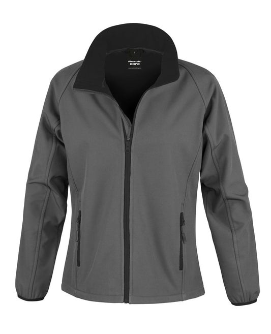 Result Core Female Printable Soft Shell Jacket