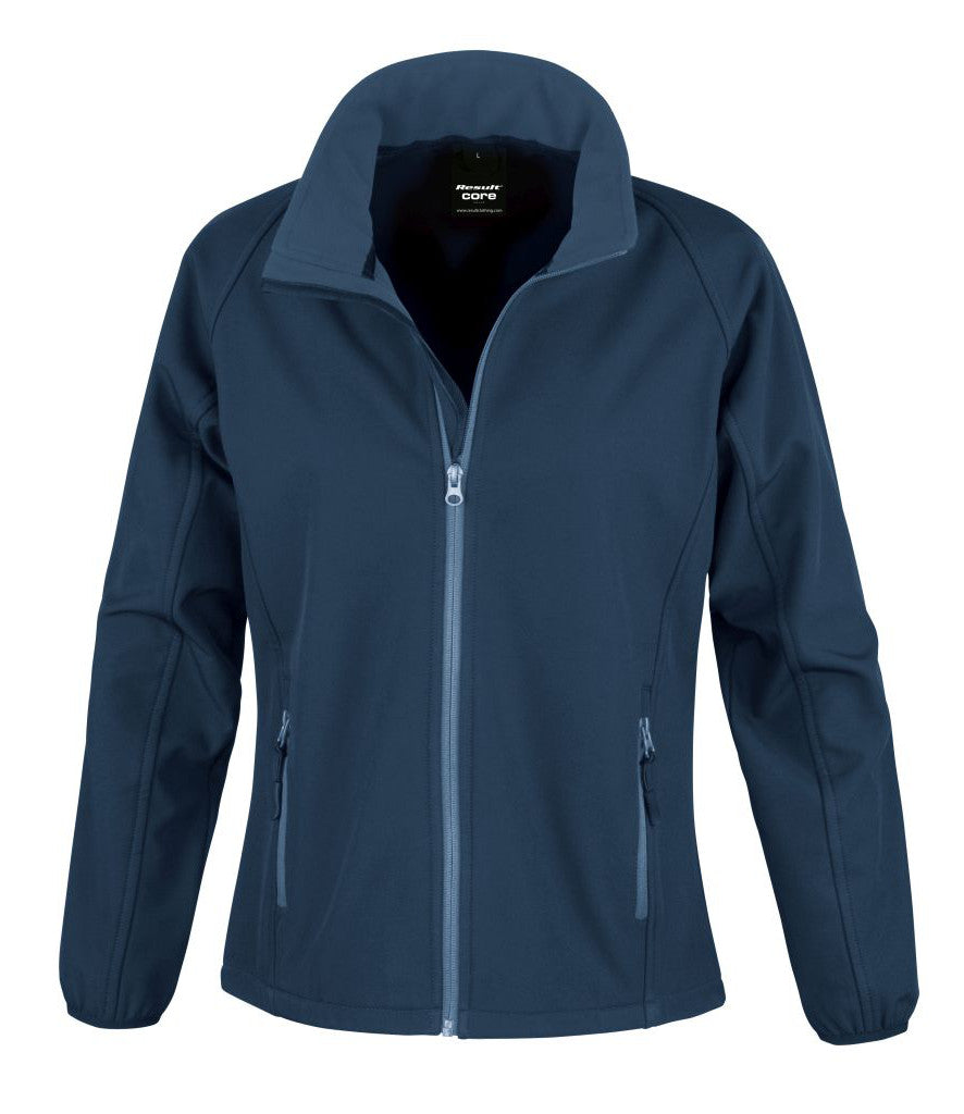 Result Core Female Printable Soft Shell Jacket