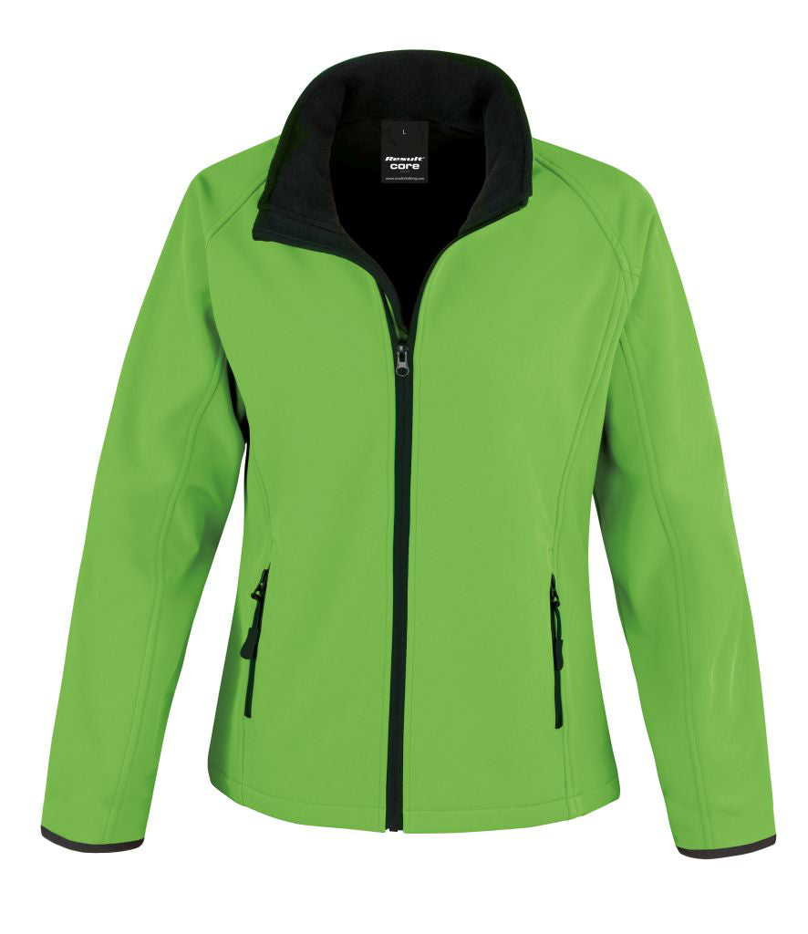 Result Core Female Printable Soft Shell Jacket