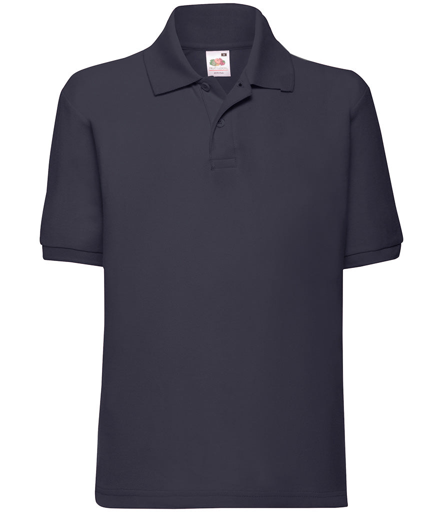 Fruit of the Loom Kids Poly/Cotton Pique Polo Shirt