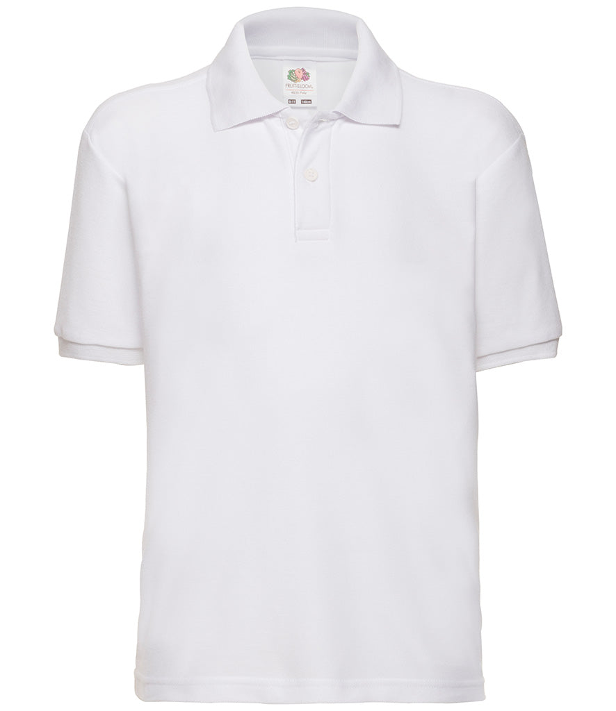 Fruit of the Loom Kids Poly/Cotton Pique Polo Shirt