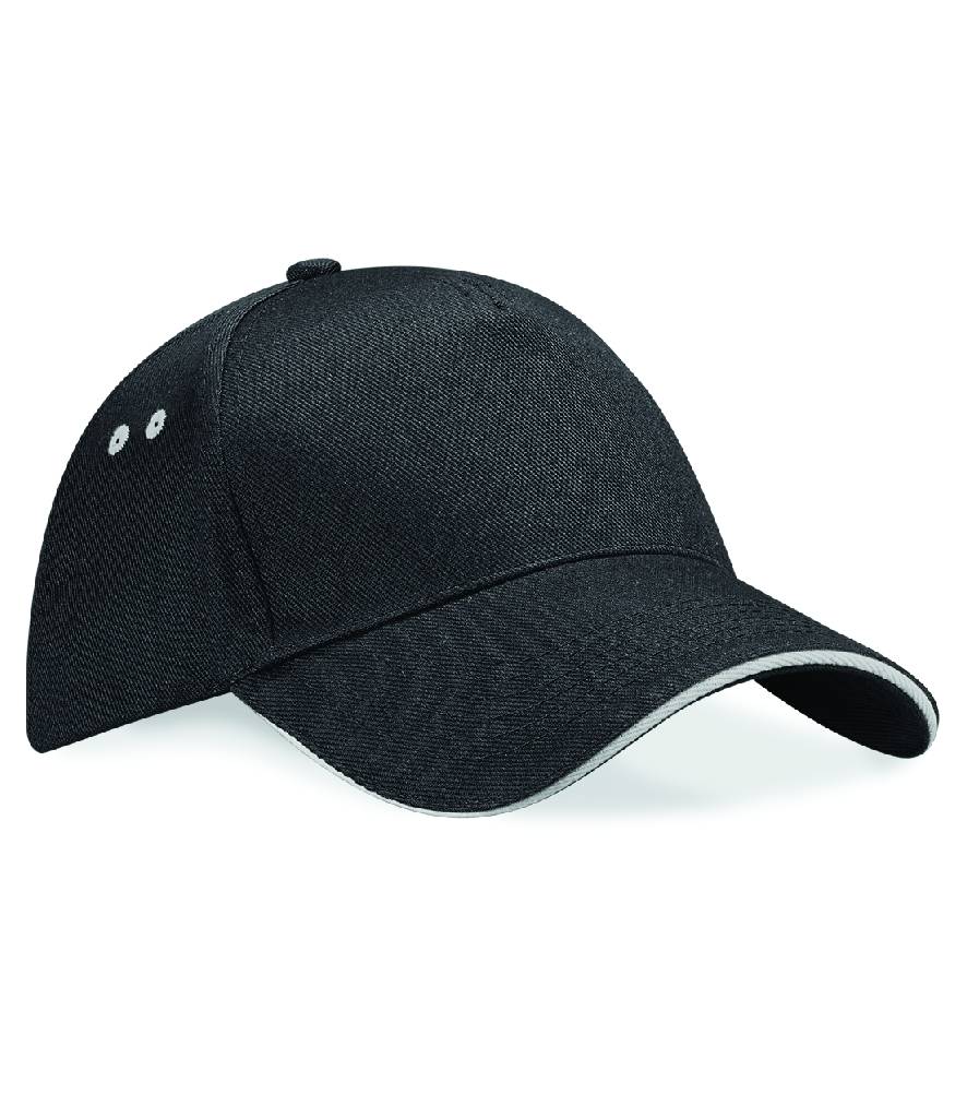 Beechfield Ultimate 5 Panel Cap with Sandwich Peak - BB15C