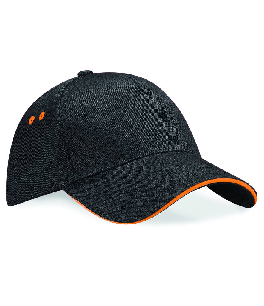 Beechfield Ultimate 5 Panel Cap with Sandwich Peak - BB15C