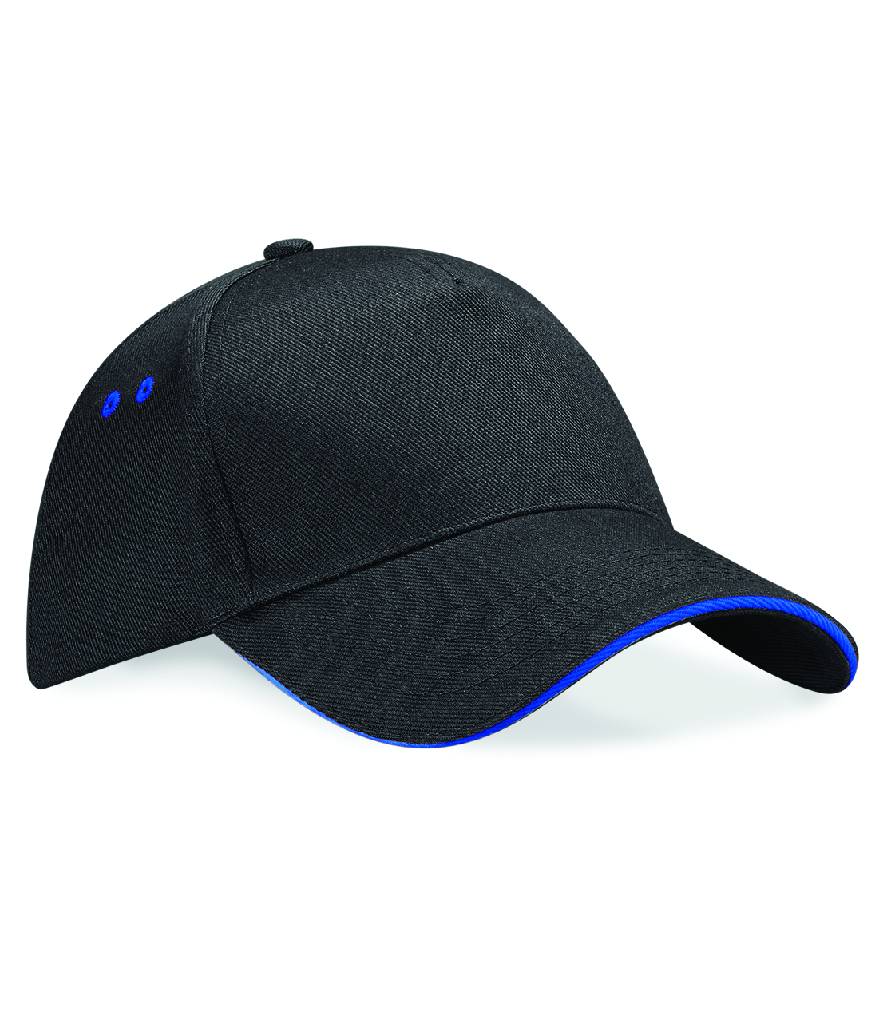 Beechfield Ultimate 5 Panel Cap with Sandwich Peak - BB15C