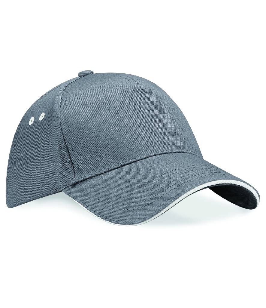 Beechfield Ultimate 5 Panel Cap with Sandwich Peak - BB15C