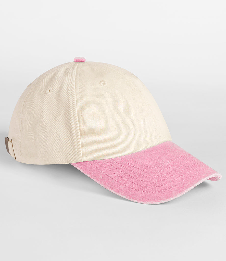 Beechfield Contrast Peak Low Profile Vintage Cap